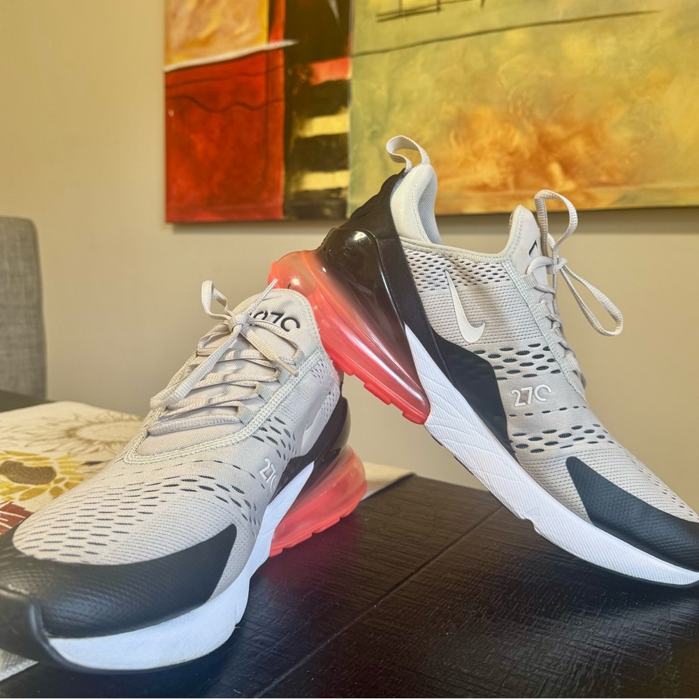 Nike Black and Gray Sneakers with Modern Design